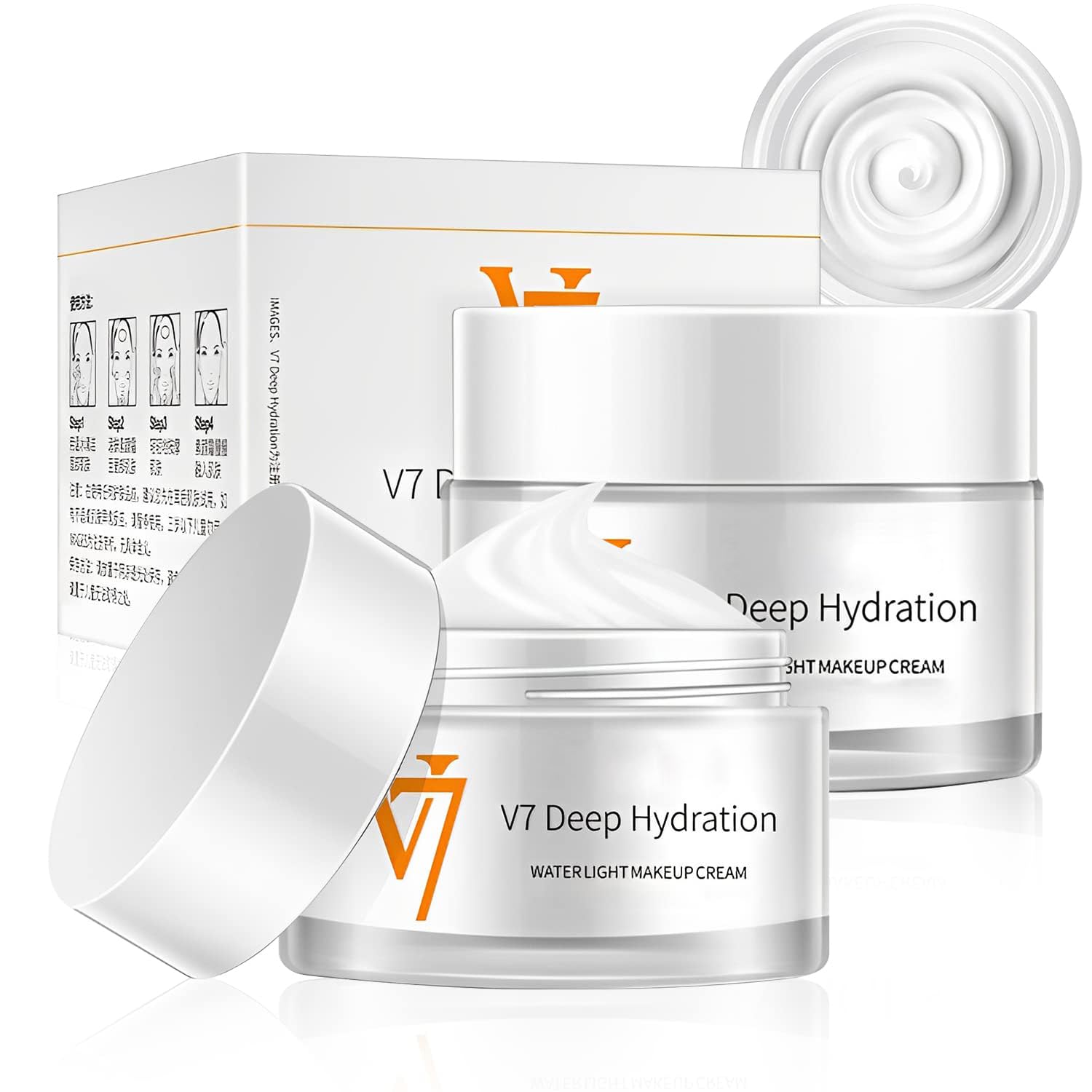 Rednow V7 Deep Hydration Cream packaging shown for everyday use