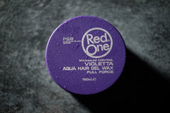RedOne Aqua Hair Wax bottle highlights full force gloss and finish