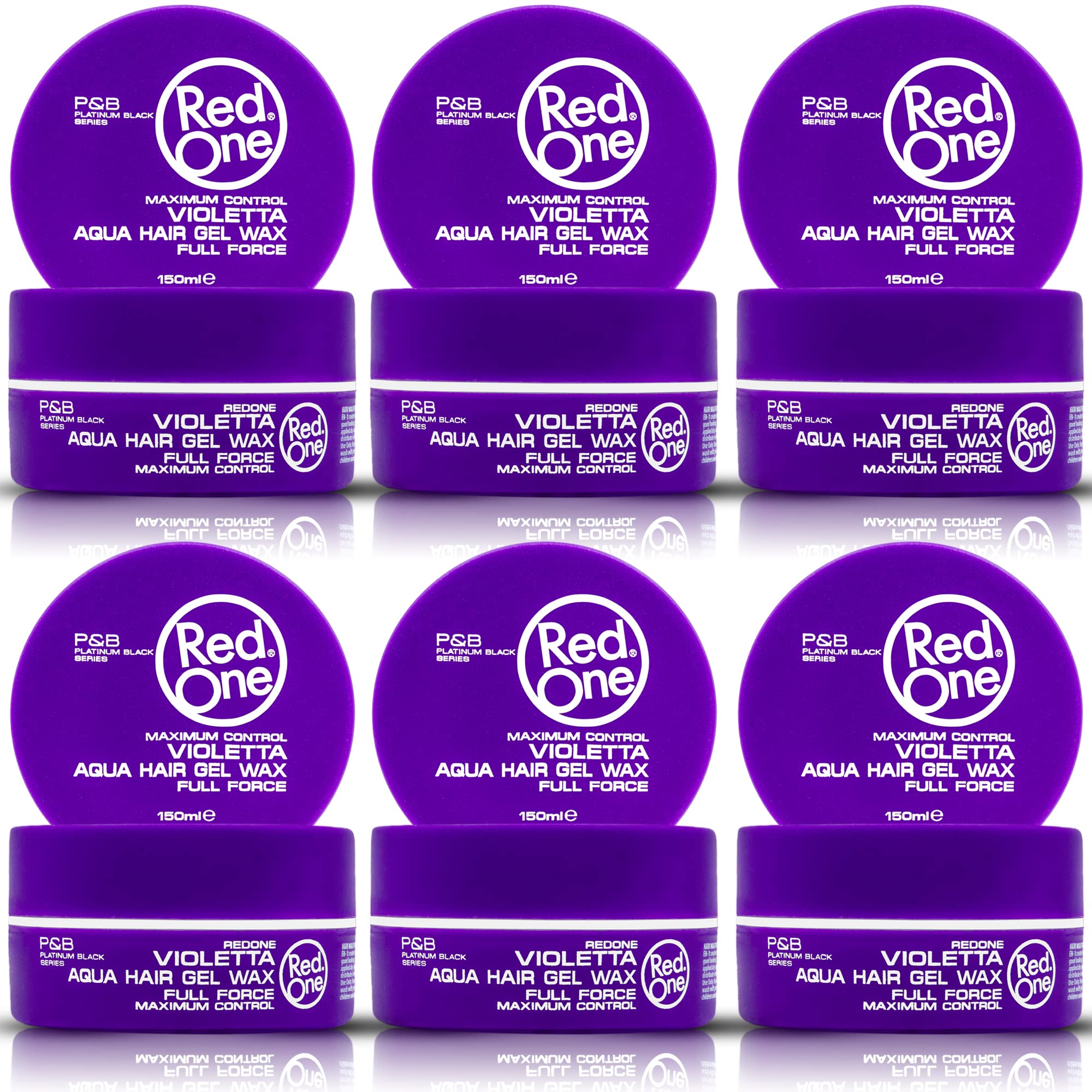 RedOne Aqua Hair Wax bottle shows maximum hold and shine for sleek styles