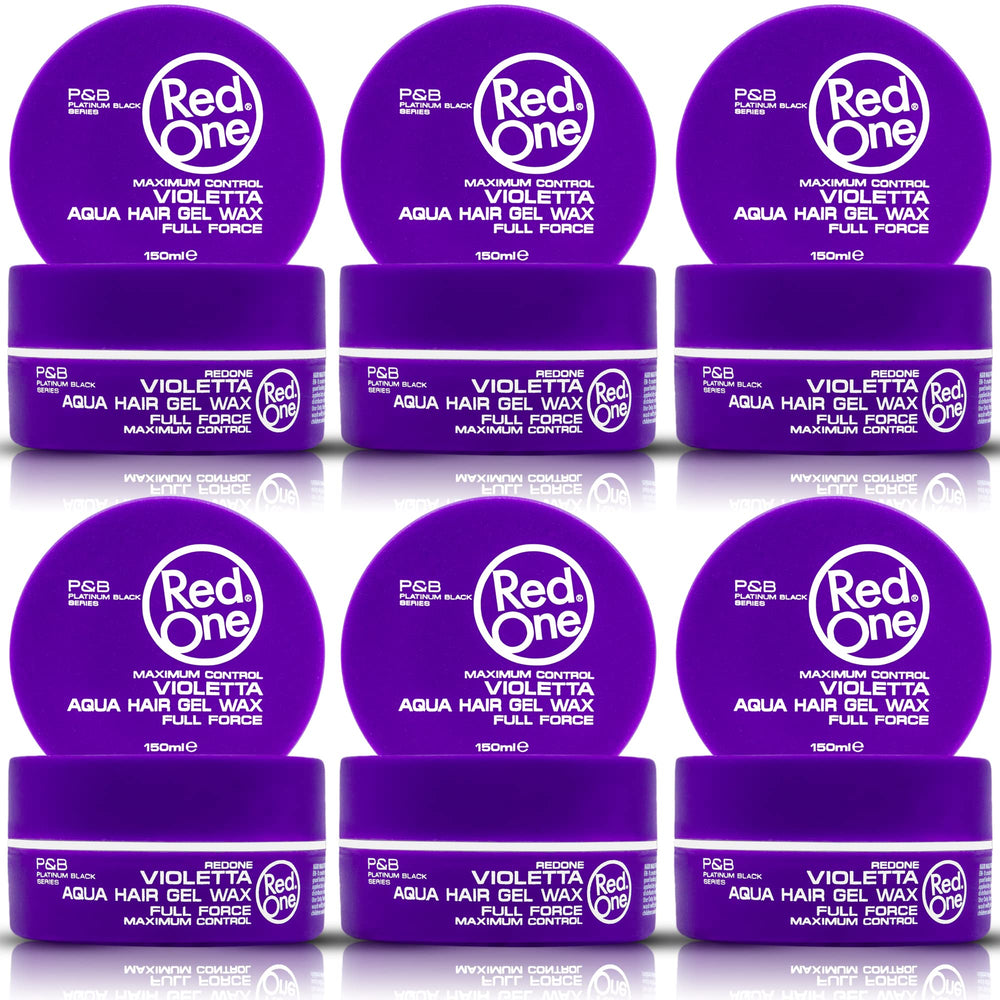 RedOne Aqua Hair Wax bottle shows maximum hold and shine for sleek styles