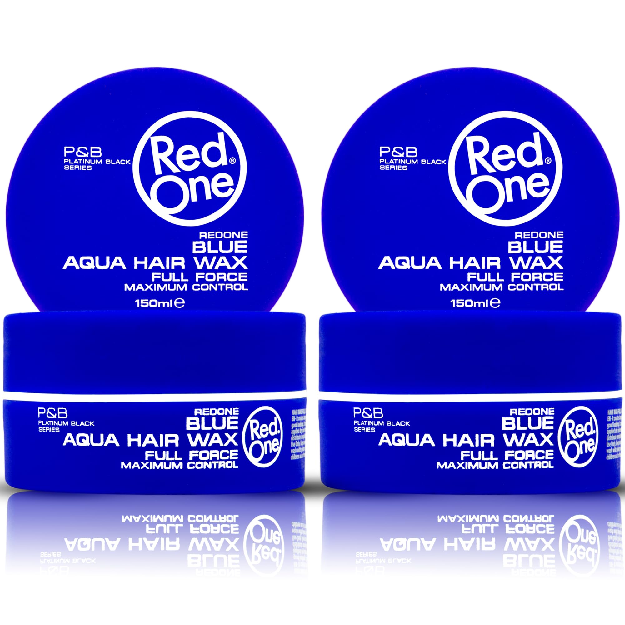 Redone Blue Wax Pack-2 displaying value duo for long lasting hold and easy styling