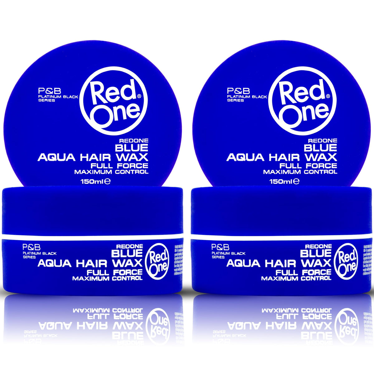 Redone Blue Wax Pack-2 displaying value duo for long lasting hold and easy styling