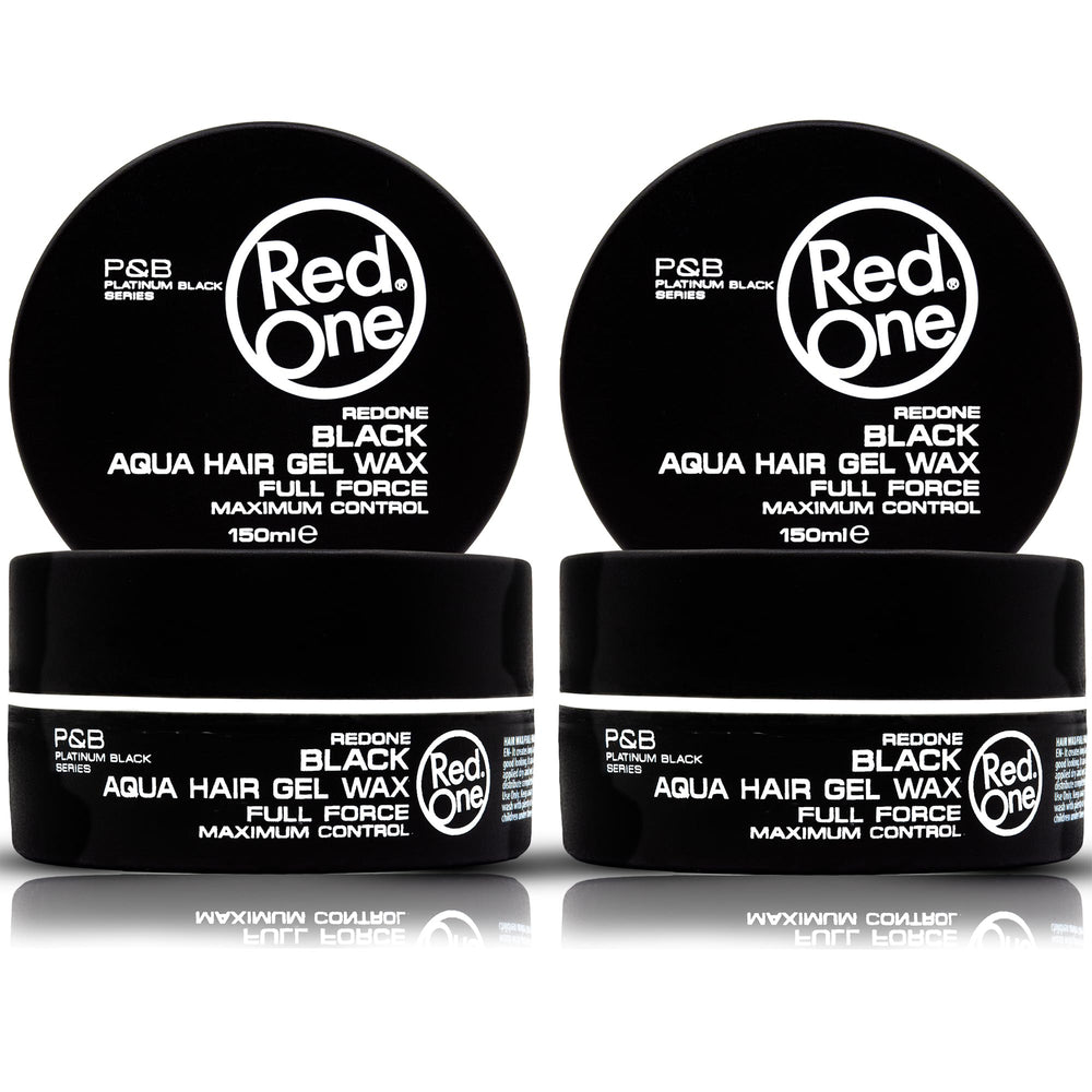 Redone Hair Wax Black 150ml Pack 2 for strong hold and high shine