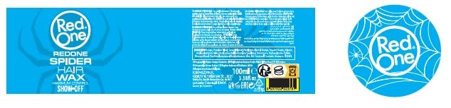 Redone Spider & Matte Wax Blue matte-finish image demonstrates shine-free texture