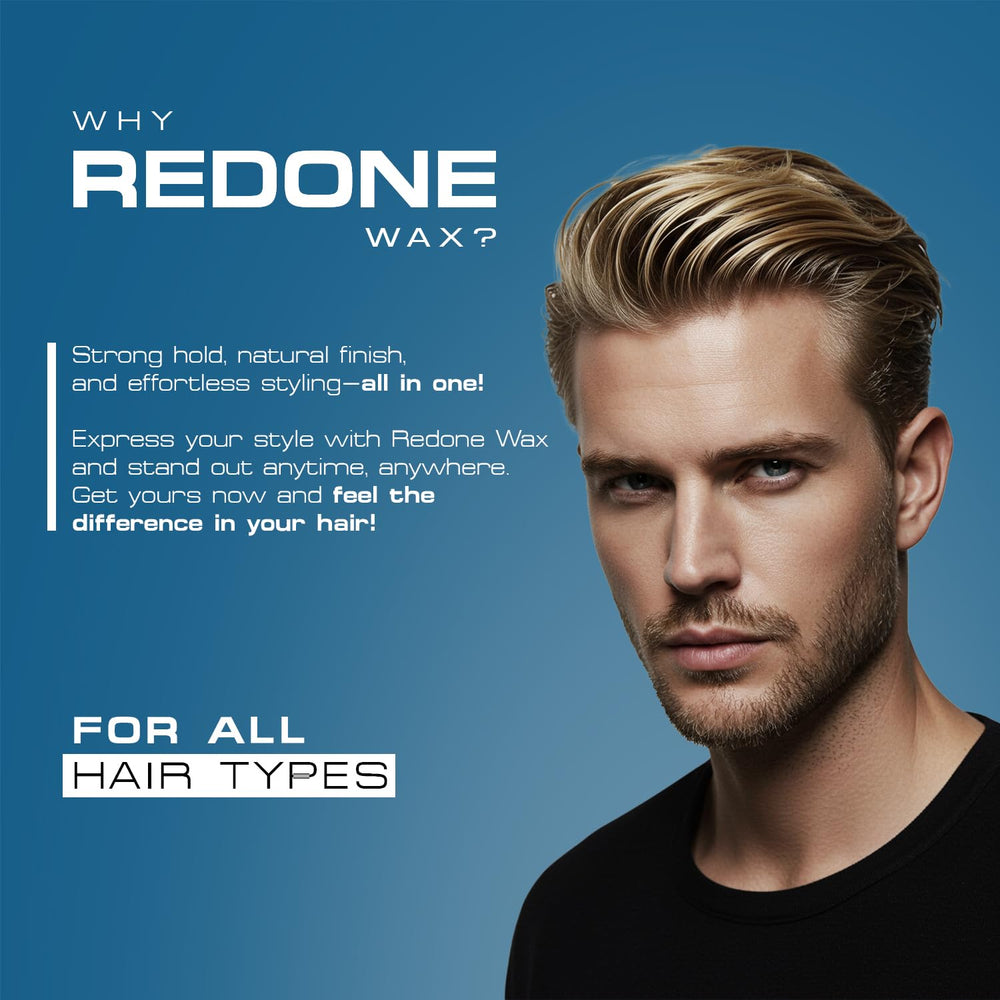 Redone Spider & Matte Wax Blue texture highlights flexible hold and lift
