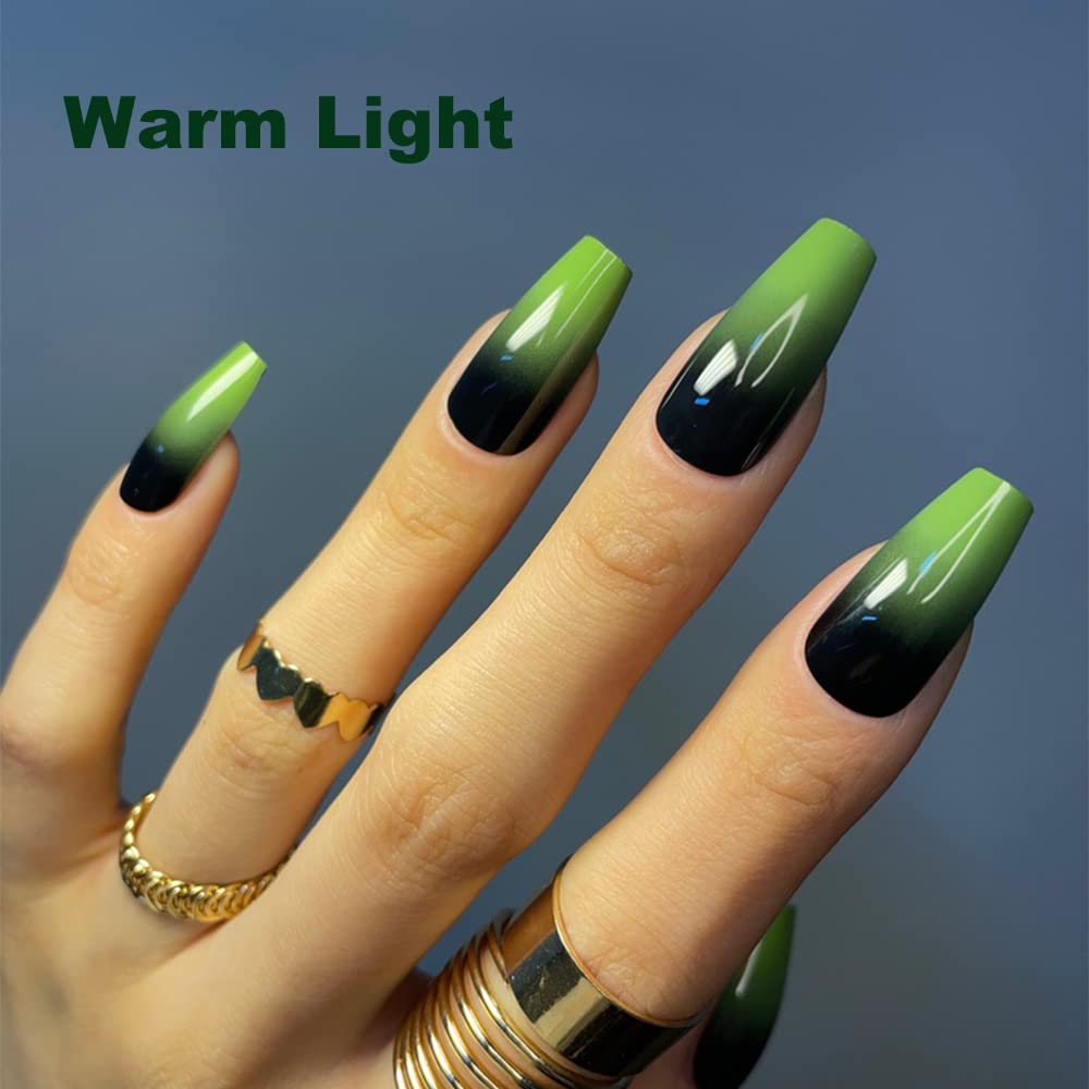Redykat 24pcs glossy coffin nails close-up with high-quality ABS material