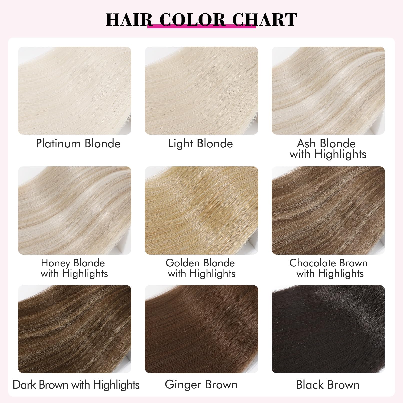 REECHO 24-inch clip-in extensions for dramatic length