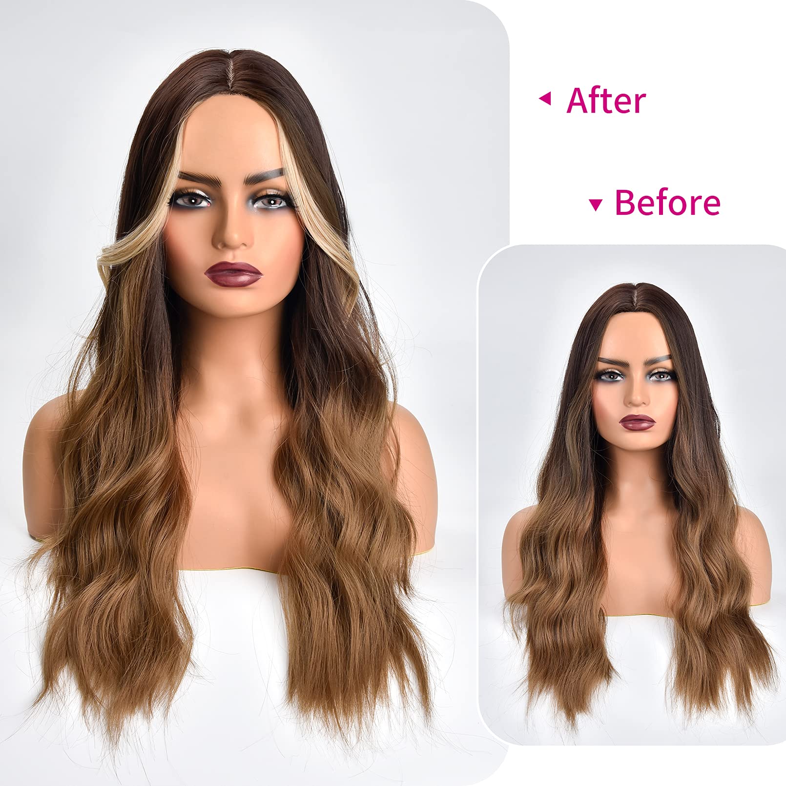 REECHO long side air bangs close-up clip-in design and texture