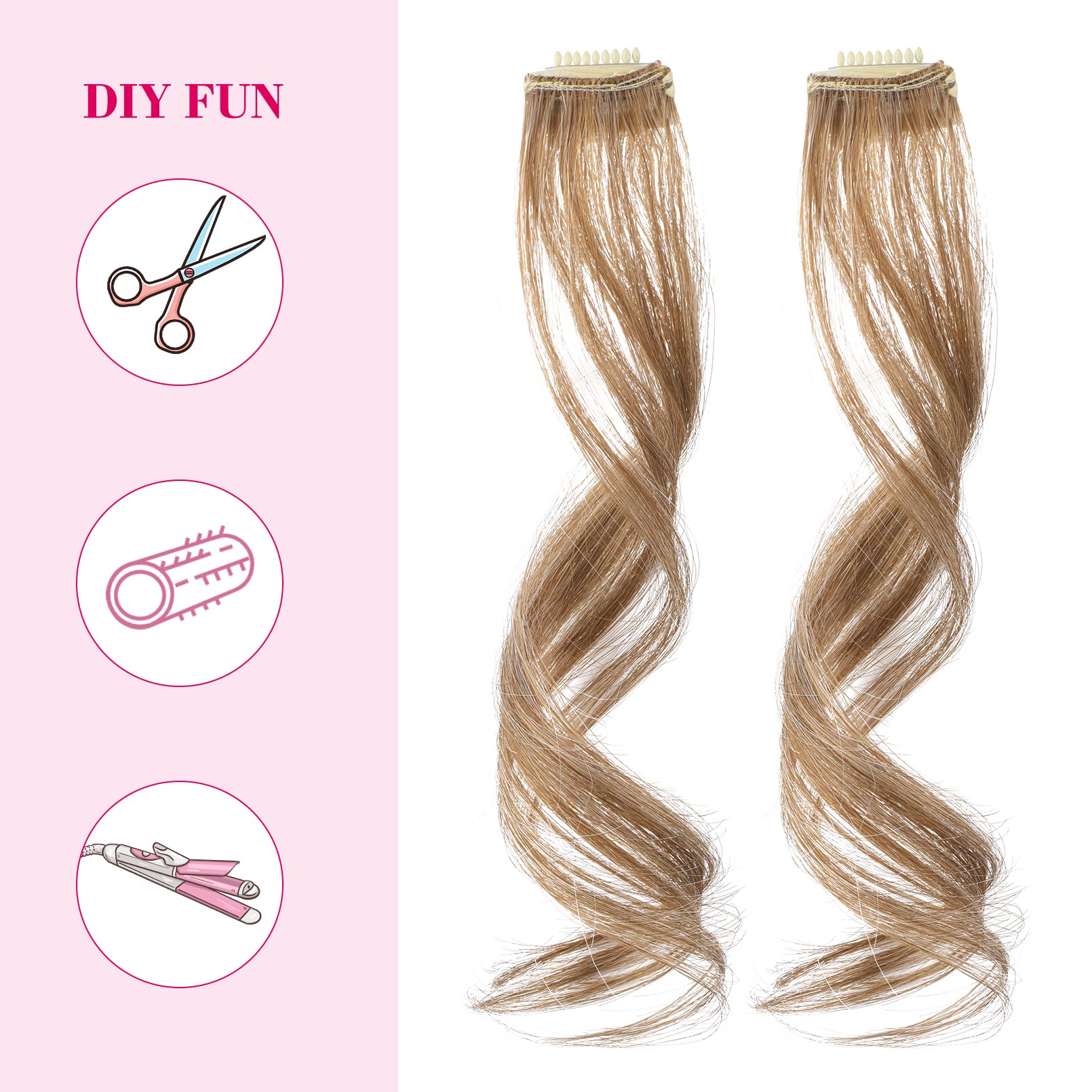 Behind-the-ear REECHO bangs style