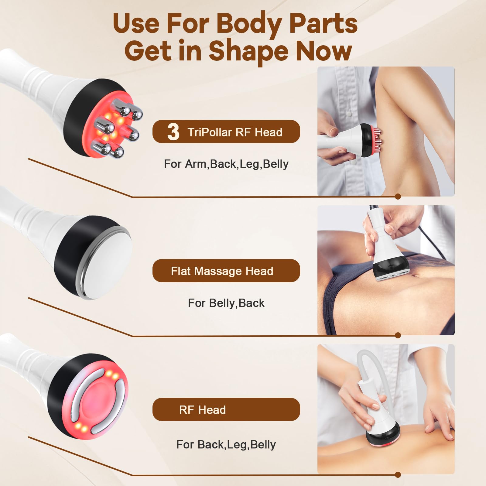 REEOOOH Elite body-area treatment display at home