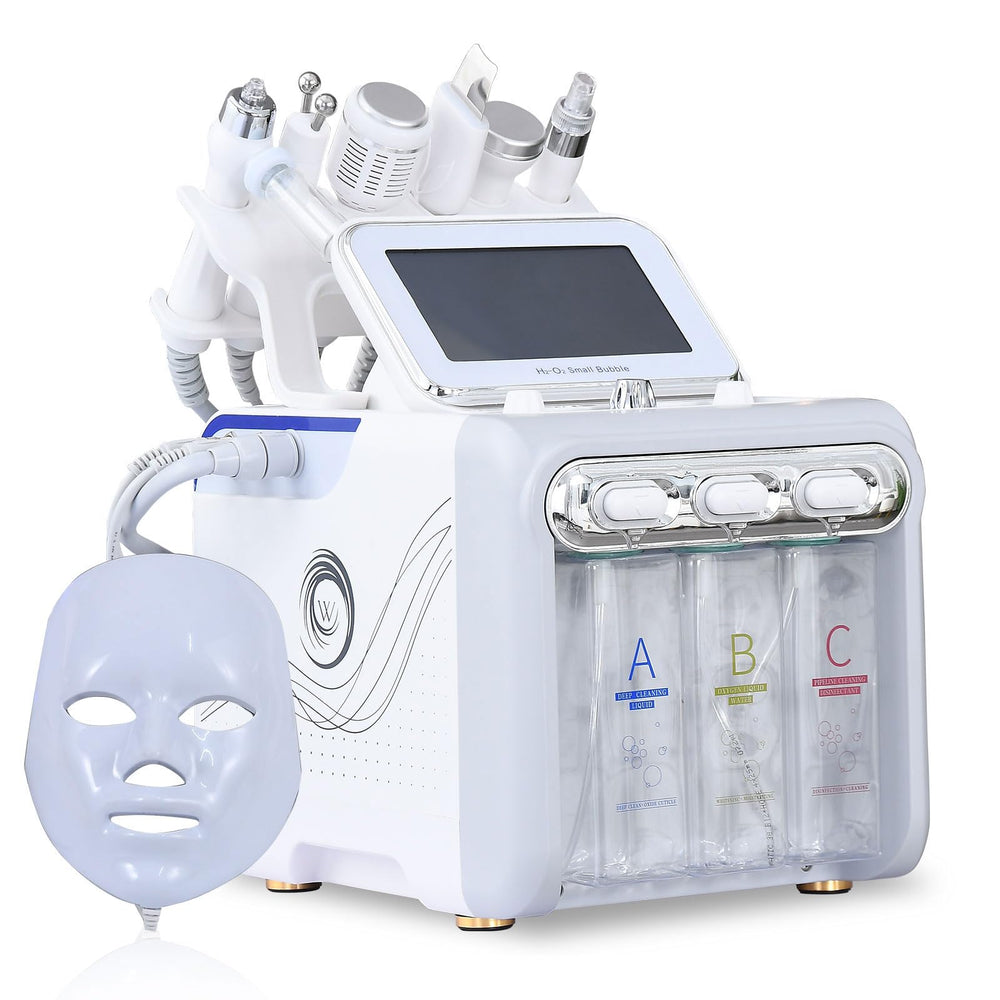 REEOOH Hydrogen Oxygen 7-in-1 device front view for at home skincare convenience