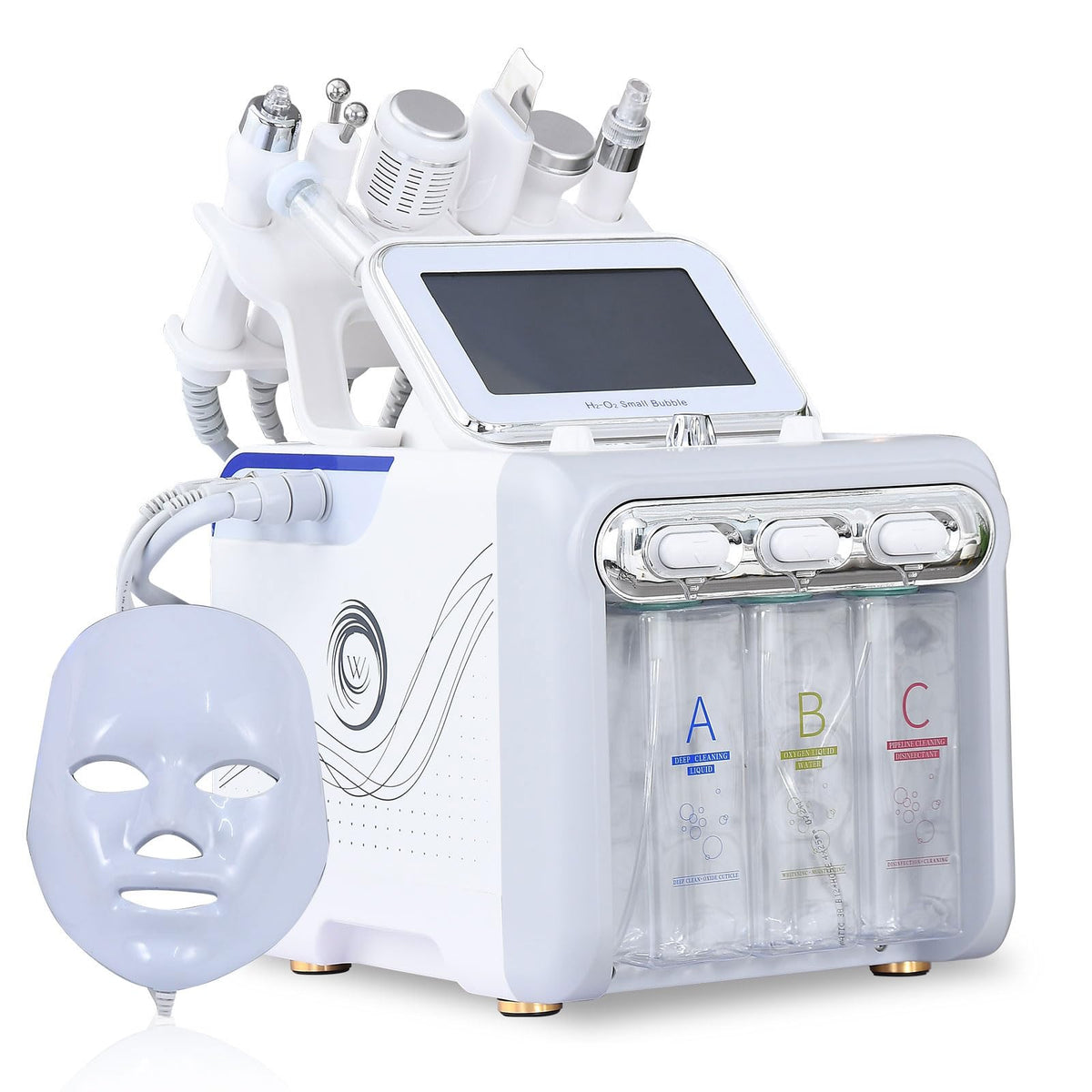 REEOOH Hydrogen Oxygen 7-in-1 device front view for at home skincare convenience