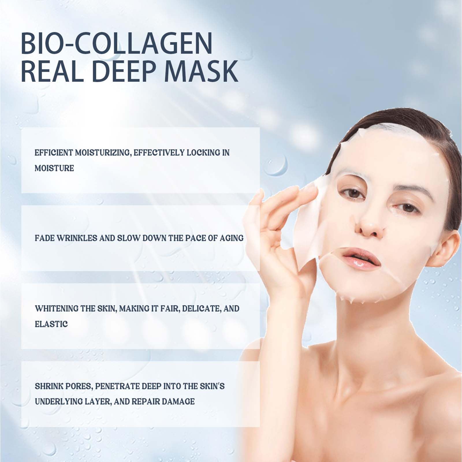 Reepic Cosmer face mask closeup highlighting smooth skin texture