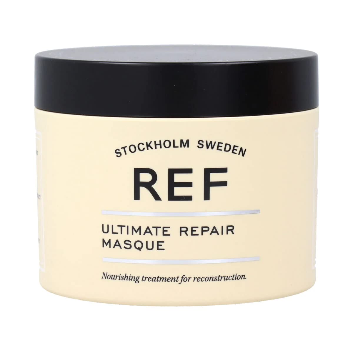 REF Ultimate Repair Masque bottle for deep conditioning of dry, damaged hair