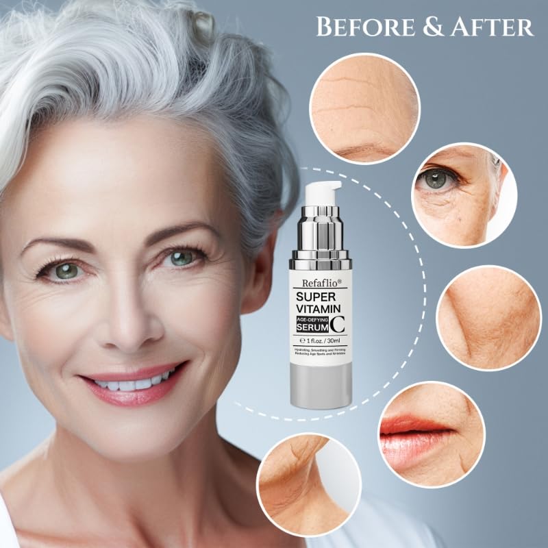 Refaflio Serum pump dispense demonstrates clean, controlled dosing for daily routines.