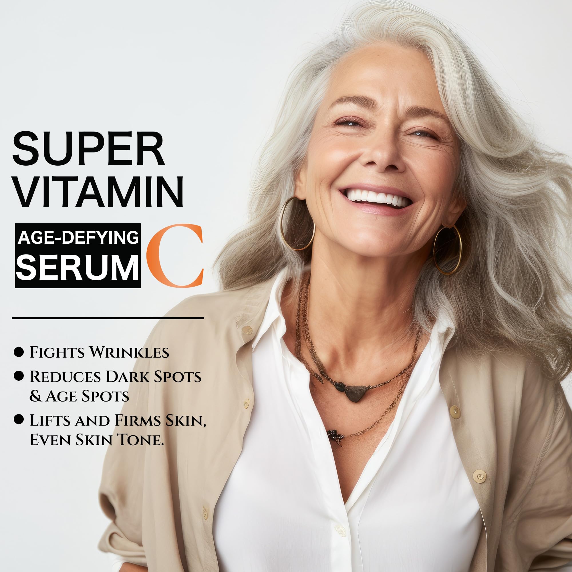 Refaflio Vitamin C serum for daily morning and night use.