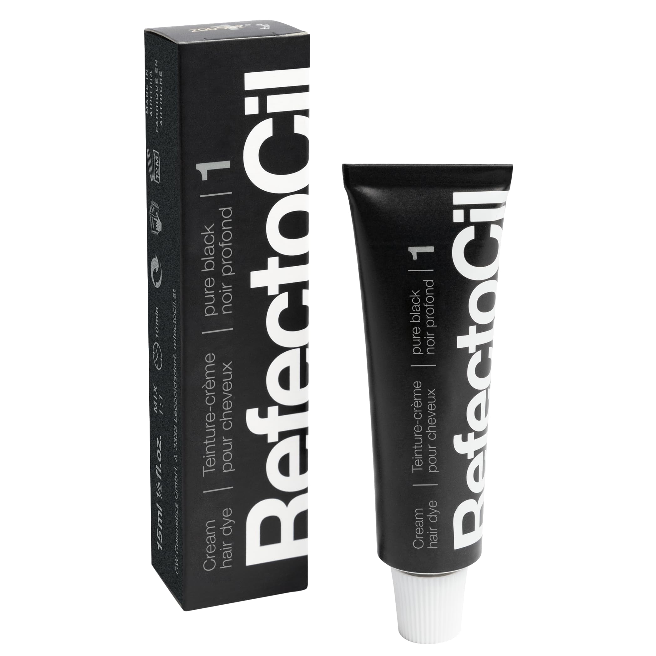 Refectocil Cream Hair Dye 2-Pack No.3 Natural Brown for a warm, natural brunette shade.