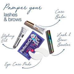 RefectoCil Lash & Brow Booster packaging details highlight fragrance-free formula