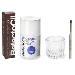 RefectoCil Natural Brown cream dye for a natural brunette look with long-lasting color.