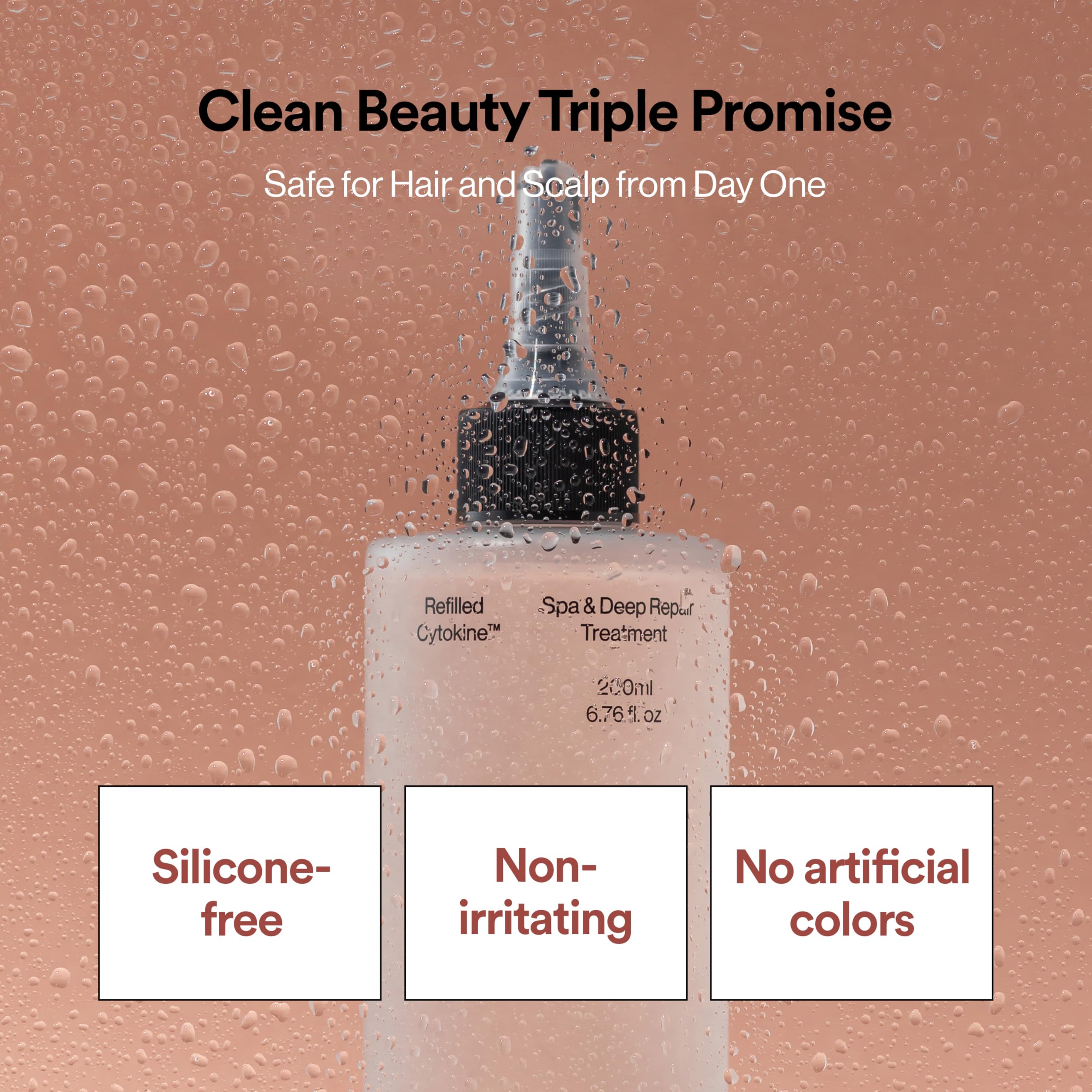 Refilled Cytokine Spa pump action ready for quick, five-minute treatment