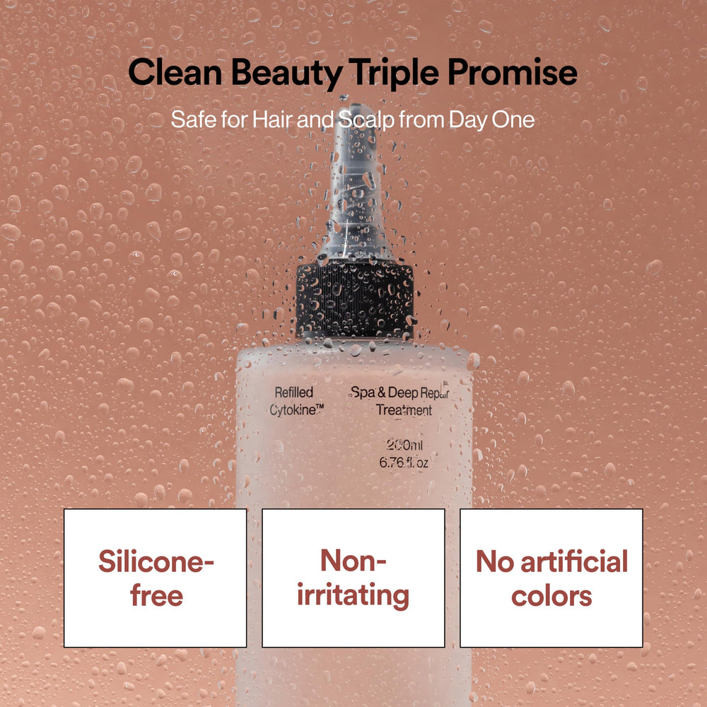 Refilled Cytokine Spa pump action ready for quick, five-minute treatment