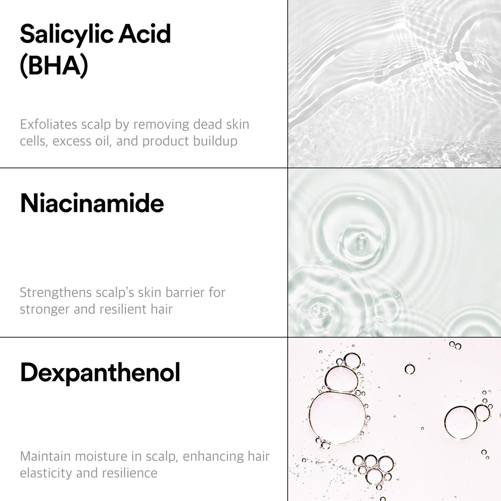 Refilled Hair-Recovery Cytokine Shampoo scalp-application shows gentle distribution for sensitive skin.