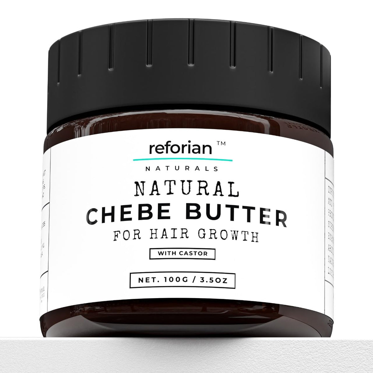 Reforian Chebe Hair Butter jar shown for deep moisture and frizz control.