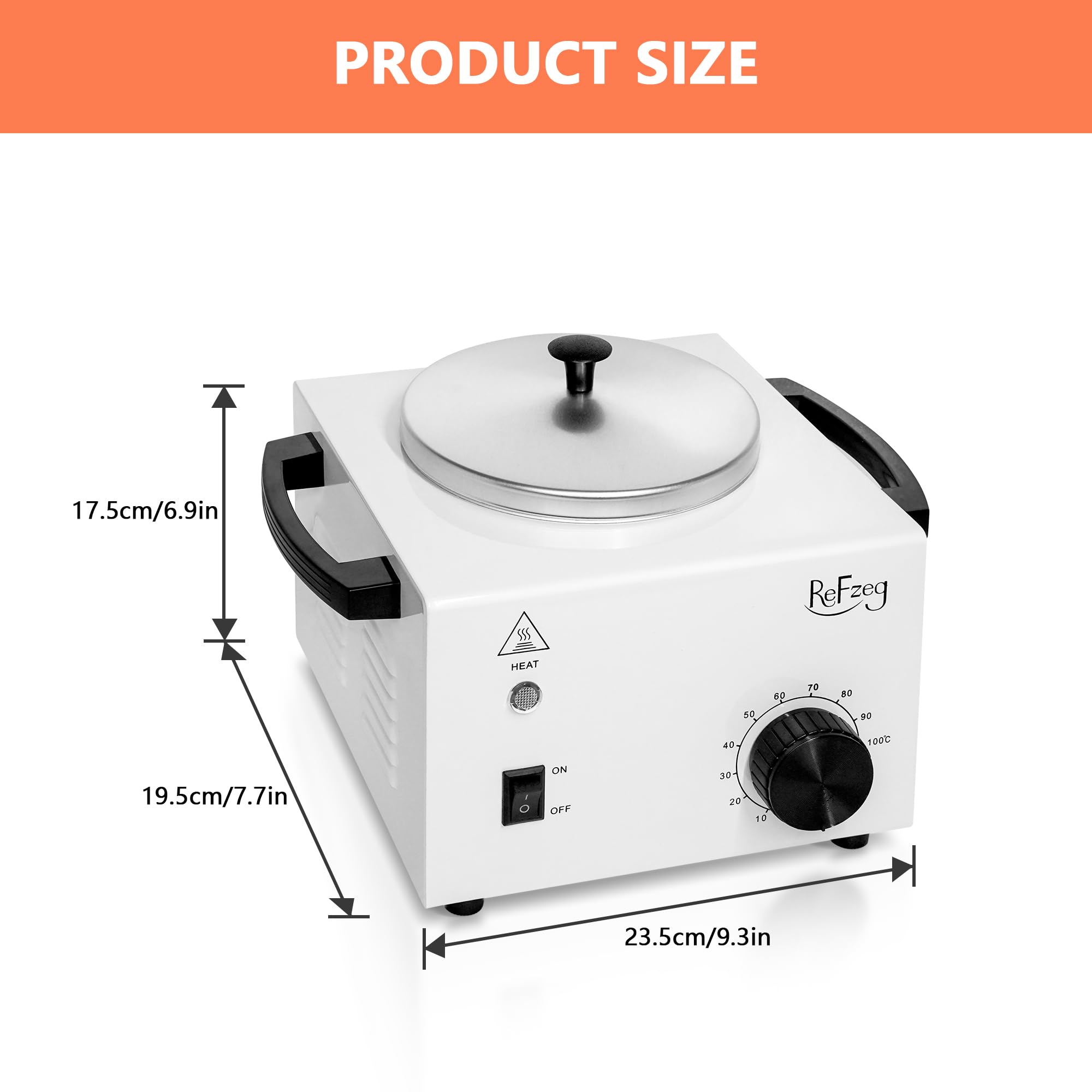 ReFzeg two-side heat sink design helps manage internal heat safely.
