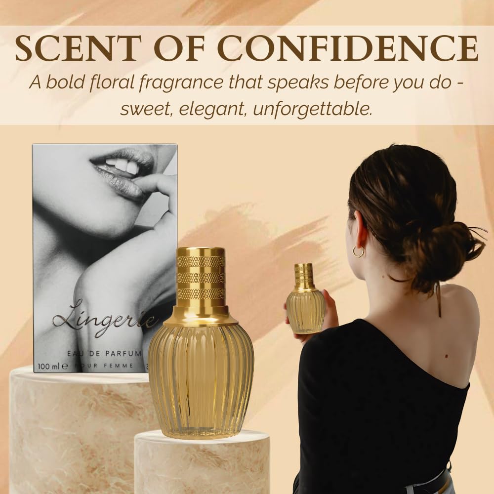Base notes praline and vanilla provide a creamy, warm trail.