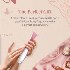 Regal Fragrances perfume on skin showing floral heart and lasting aroma