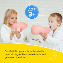 Regal Games Kid Made Modern bath color tablets pink create playful color mixes for bath time learning.