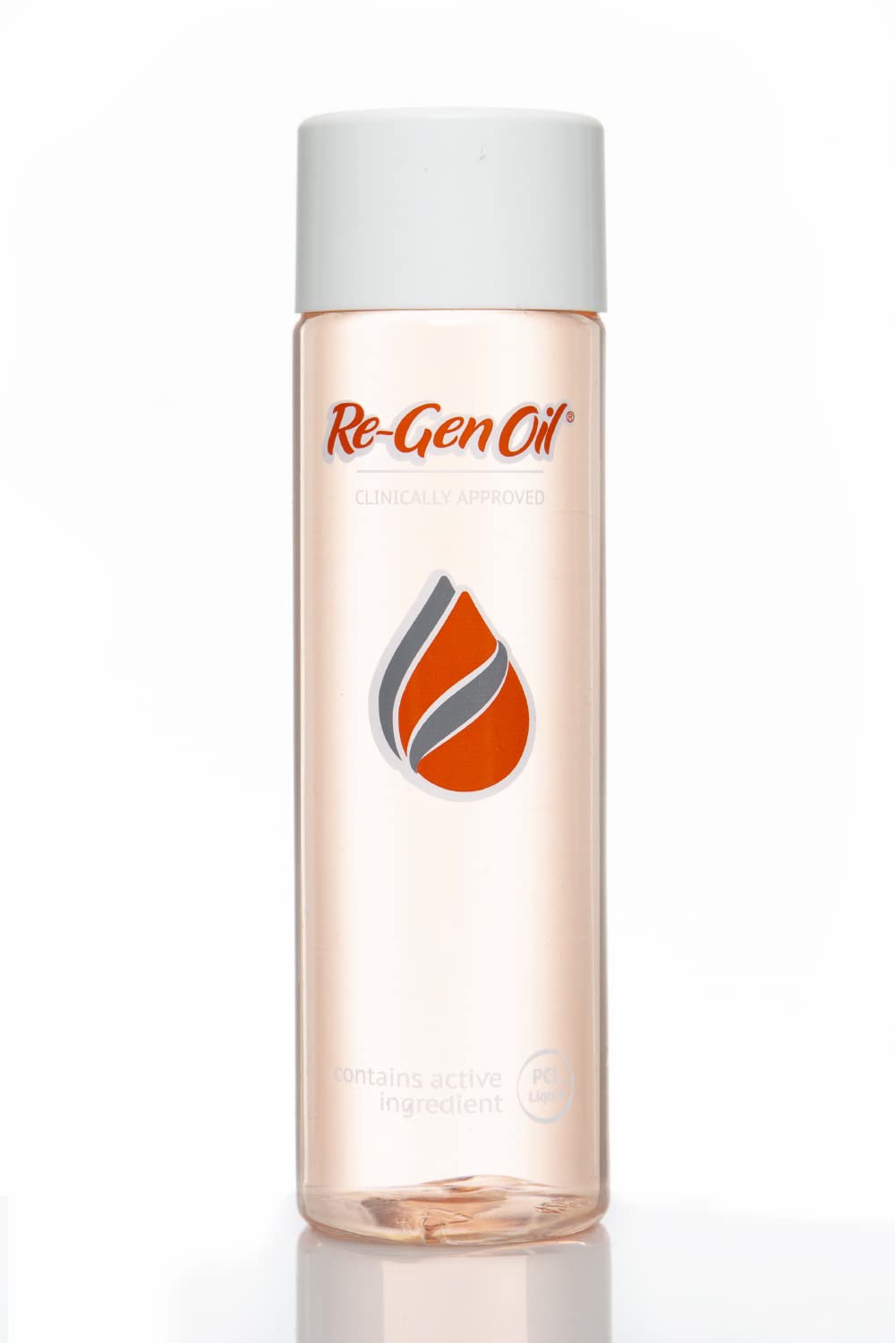 Re-Gen Oil scar improvement close-up for smoother skin texture.