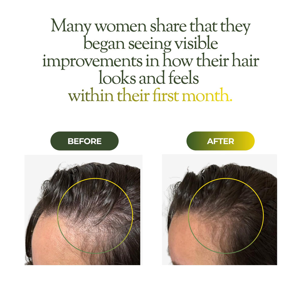 Regener8 oil being applied to the scalp during a gentle massage.
