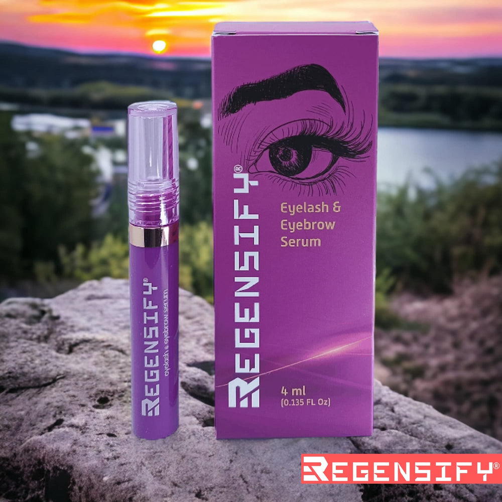Regensify packaging box front shows product details.
