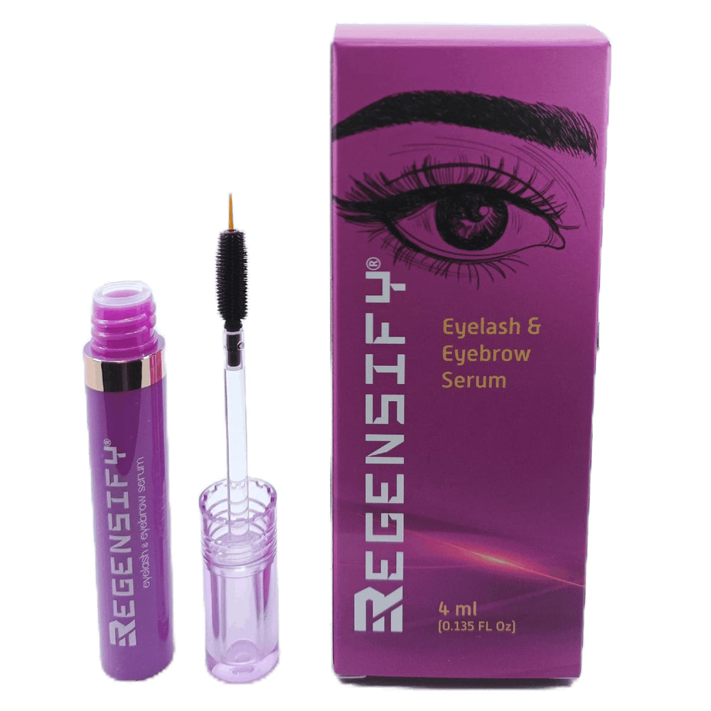 Regensify serum dropper enables controlled dispensing.