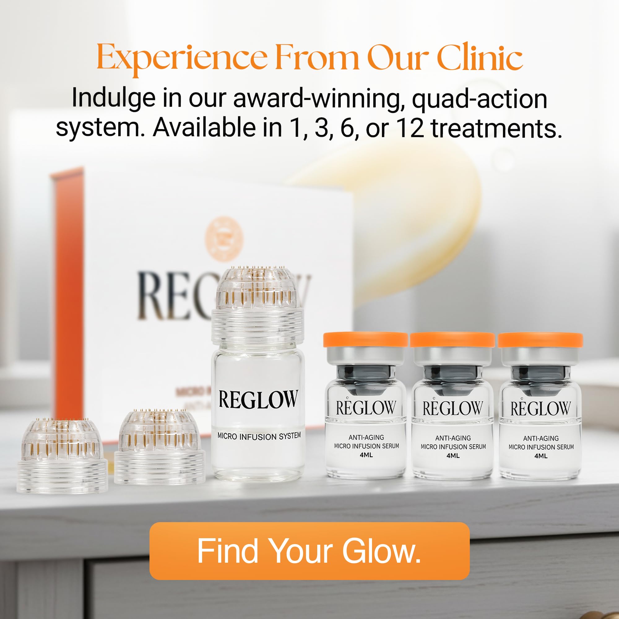 Reglow award-winning system badge signifying industry recognition.