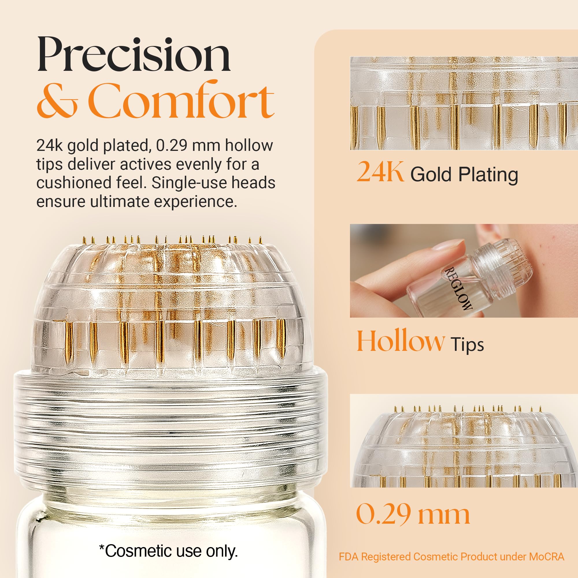 Reglow plant stem cell and exosome extracts provide instant hydration glow.
