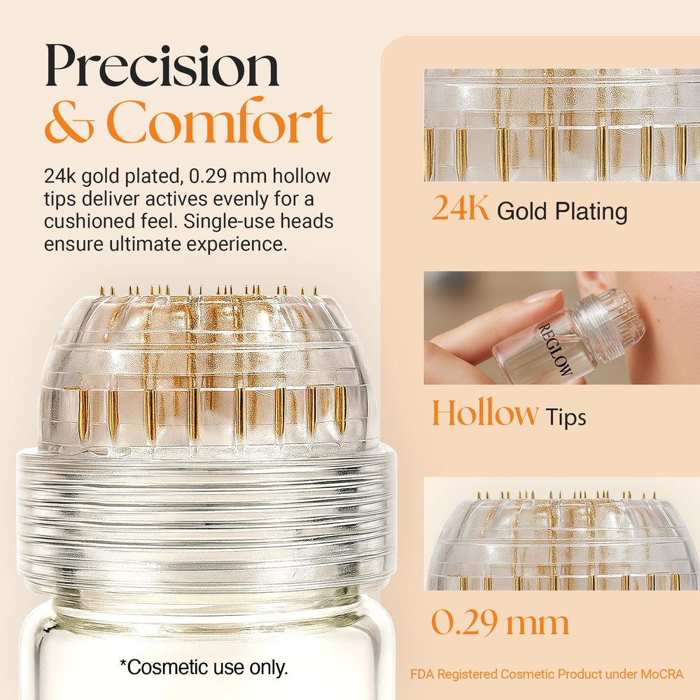Reglow plant stem cell and exosome extracts provide instant hydration glow.
