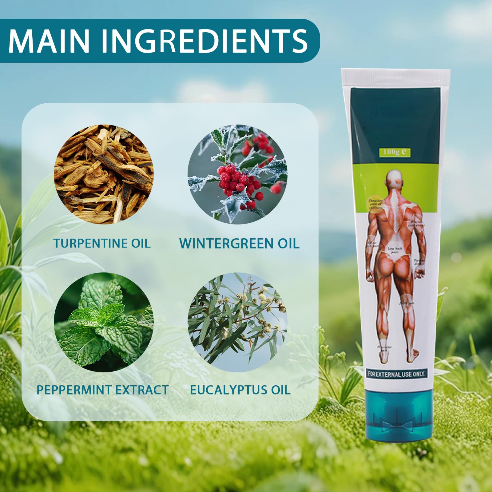 Regpem Neuropathy Relief Cream on legs emphasizes easy use in daily routine.
