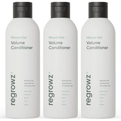 Regrowz Miracle Hair Volume Conditioner bottle front boosts body for fine hair