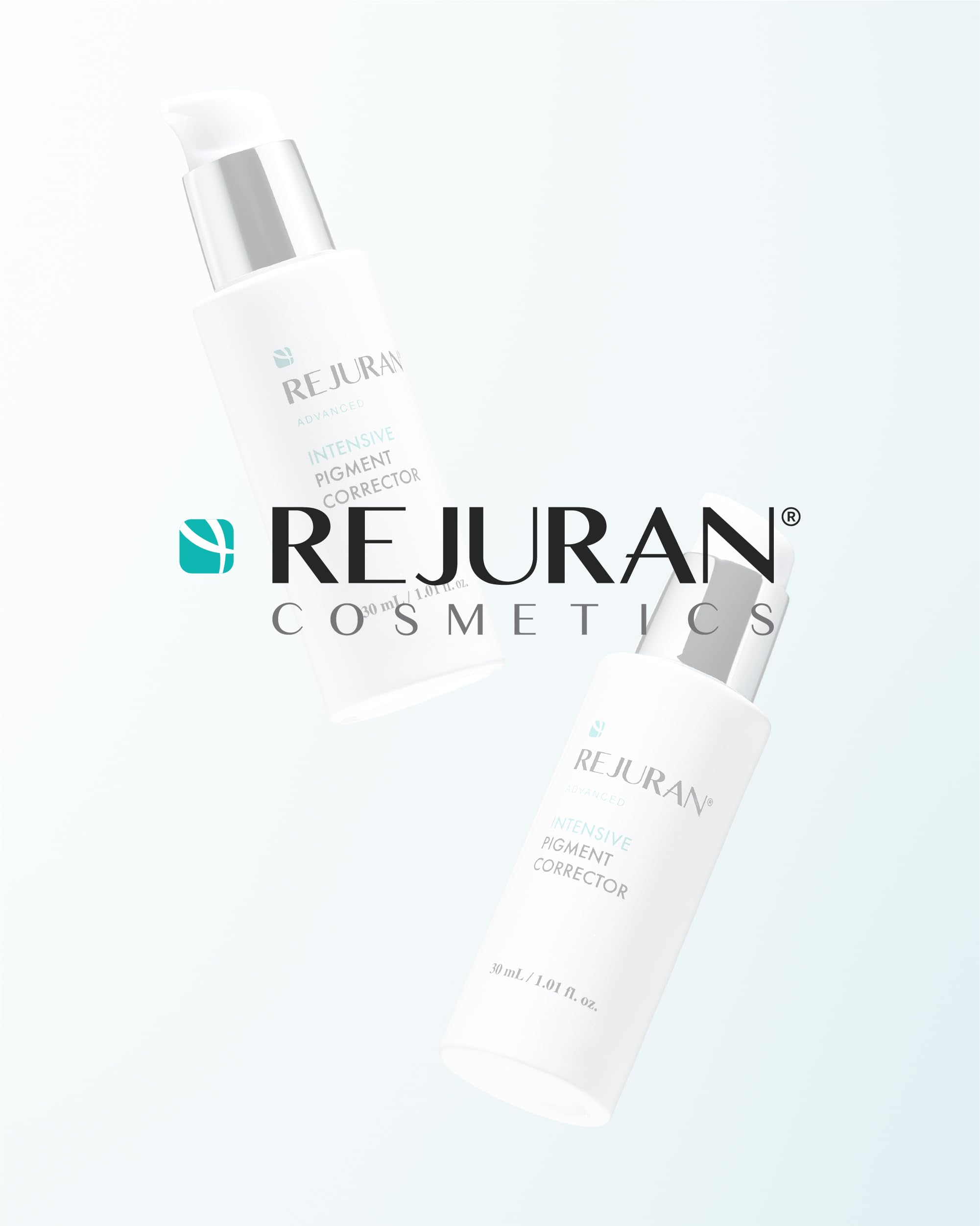 Pump dispense of REJURAN serum for controlled application