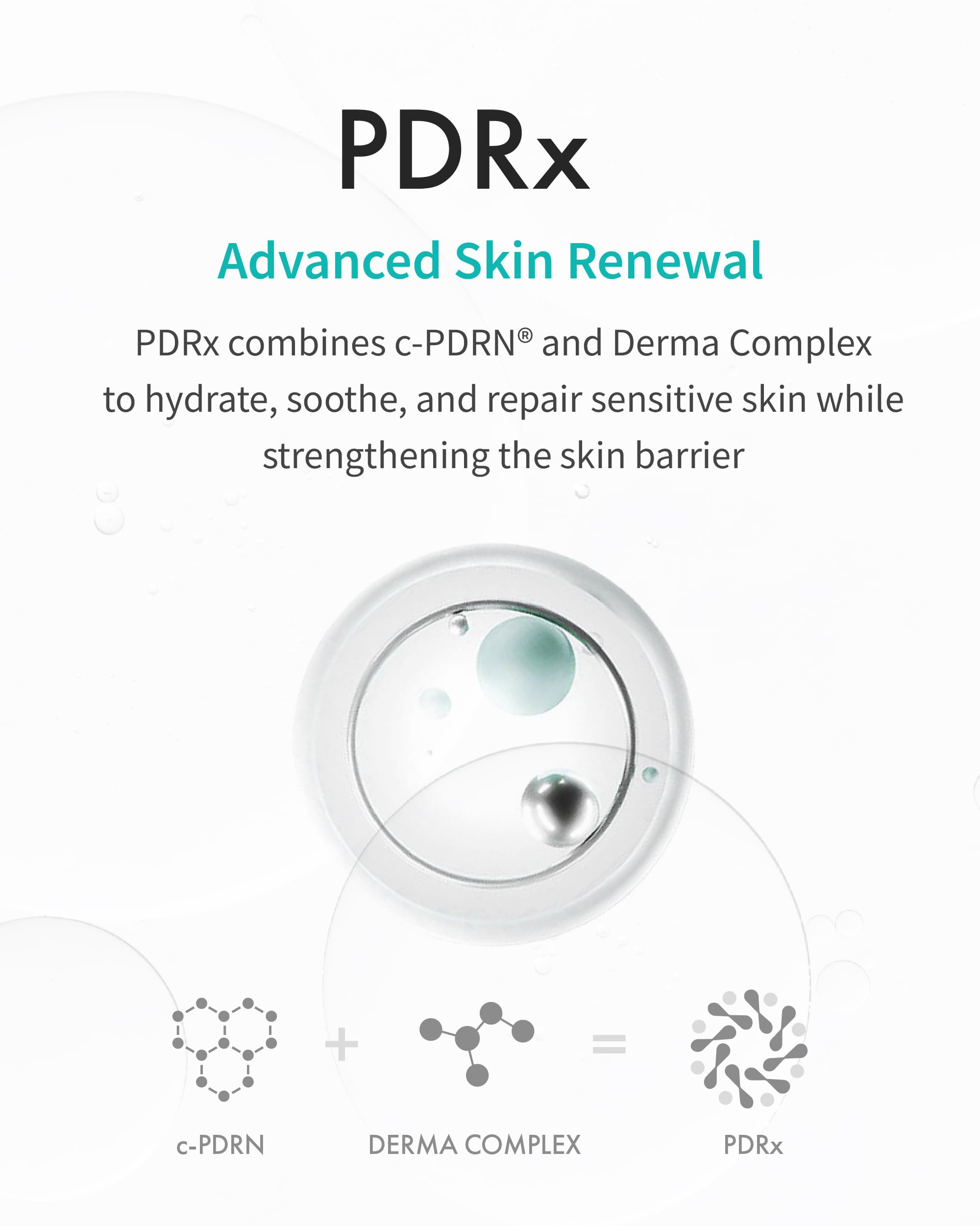 REJURAN bottle application on facial skin demonstrates gentle toner use for cleansing routines.