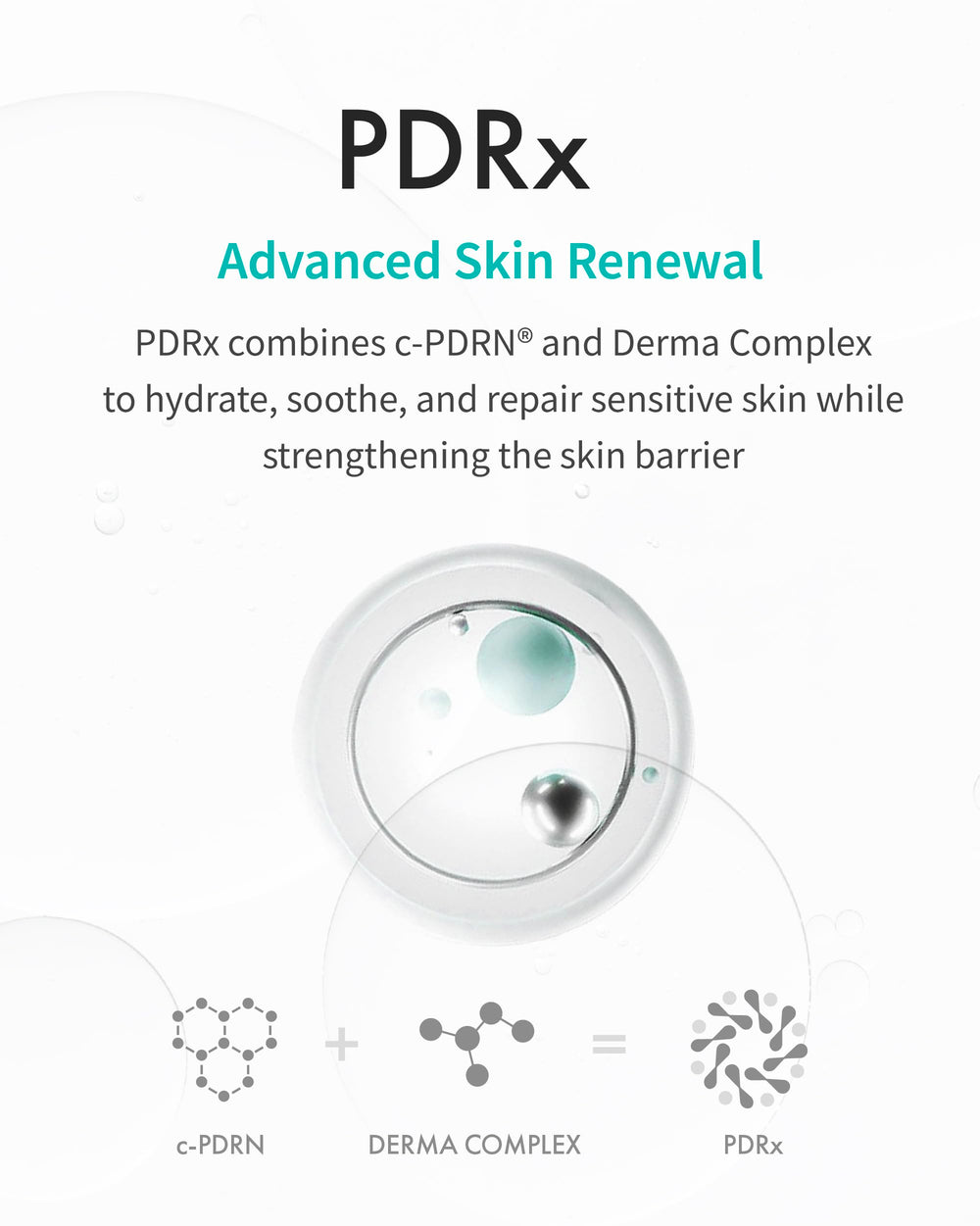 REJURAN bottle application on facial skin demonstrates gentle toner use for cleansing routines.