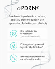REJURAN CPDRN technology label highlights regenerative science for eye area