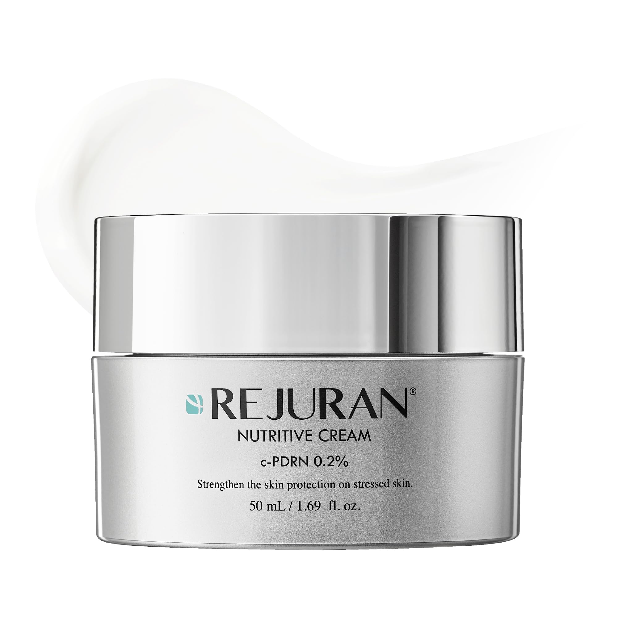 REJURAN Nutritive Cream bottle with c-PDRN salmon DNA for nourishing hydration
