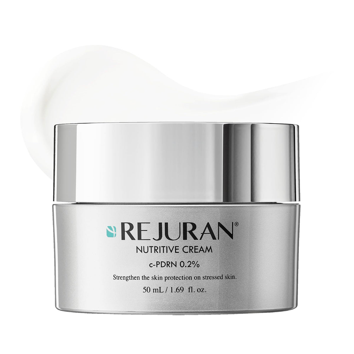 REJURAN Nutritive Cream bottle with c-PDRN salmon DNA for nourishing hydration
