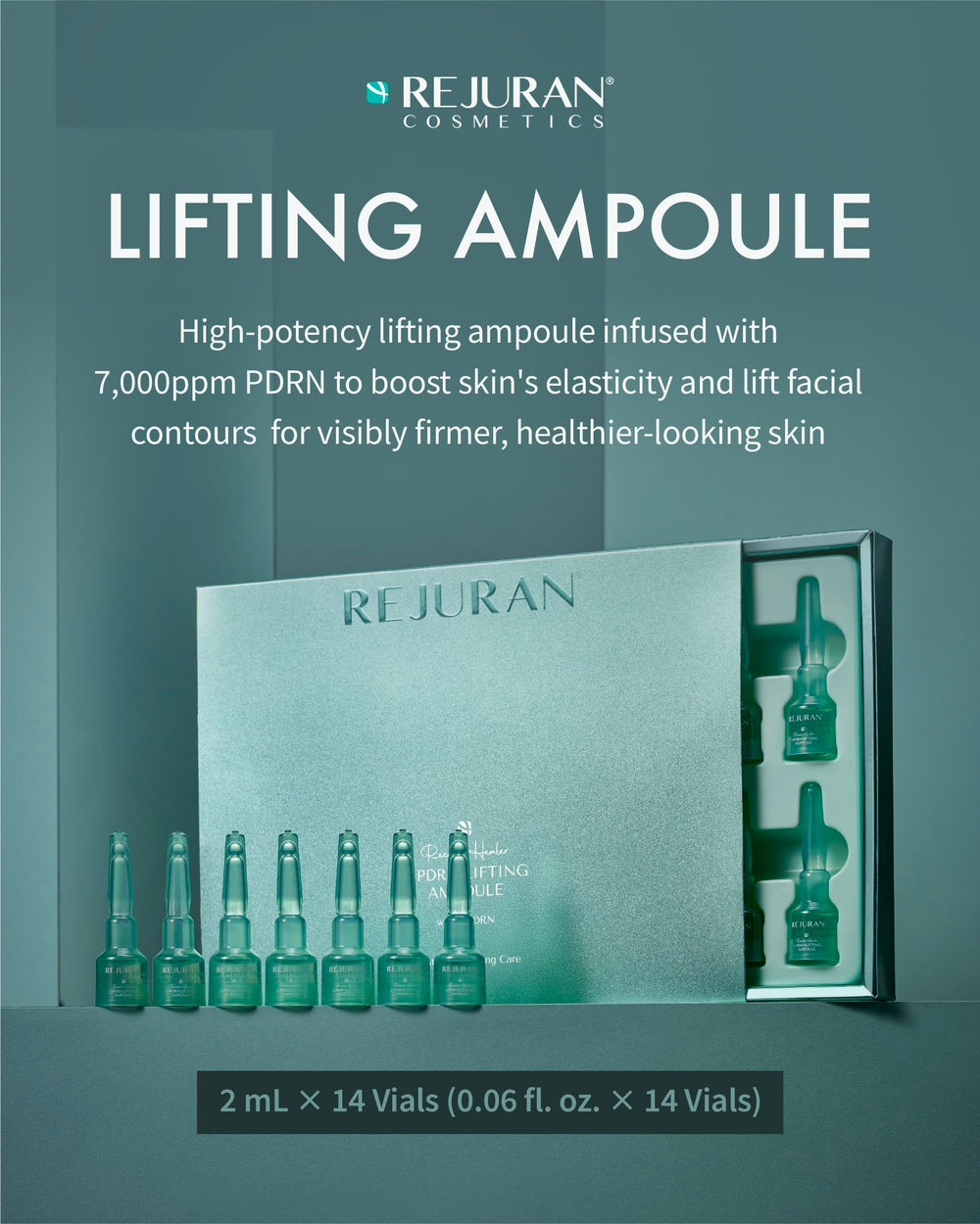 Opening REJURAN Recover c-PDRN Lifting Ampoule signals easy application