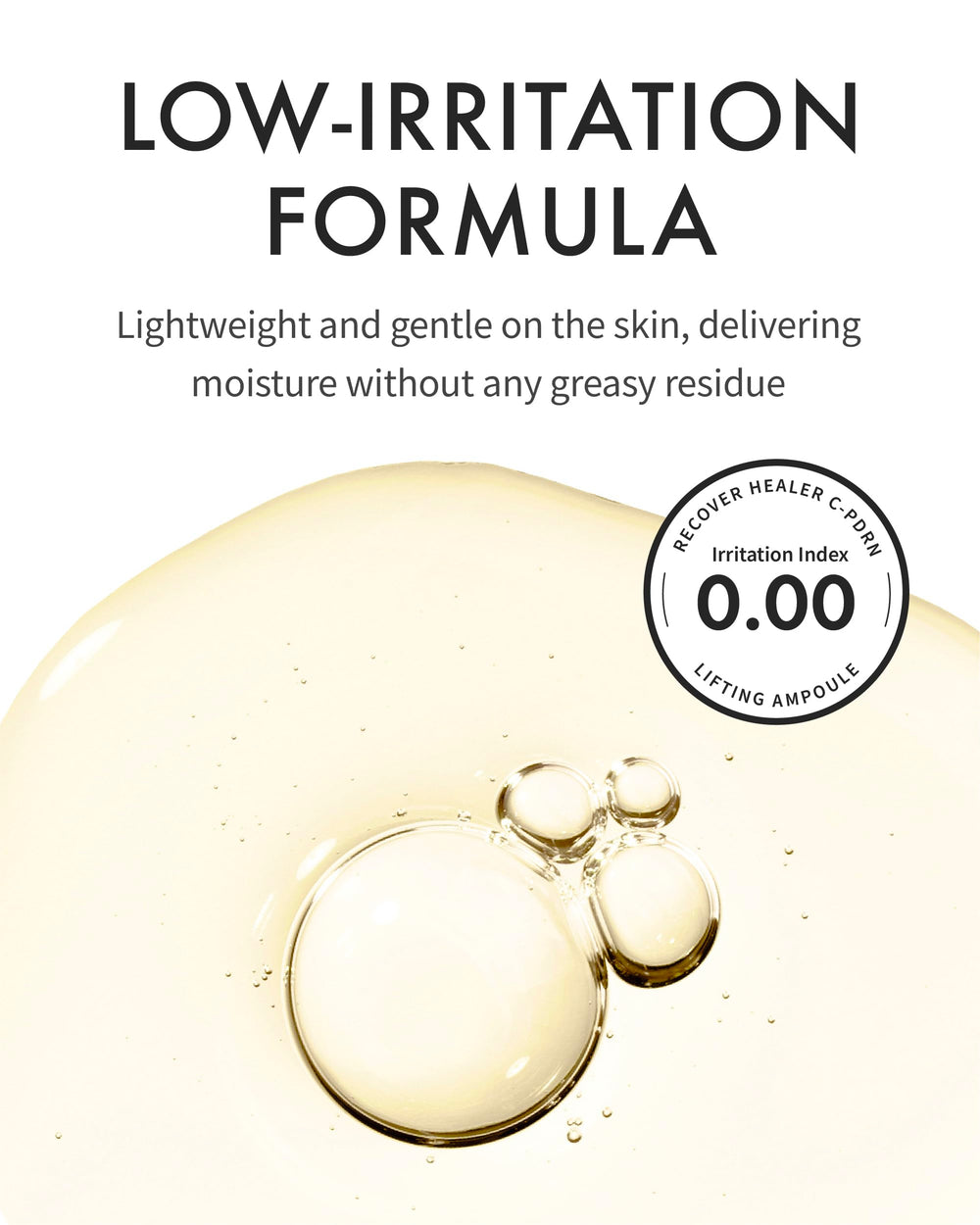 After use, REJURAN Recover c-PDRN Lifting Ampoule leaves skin dewy and balanced