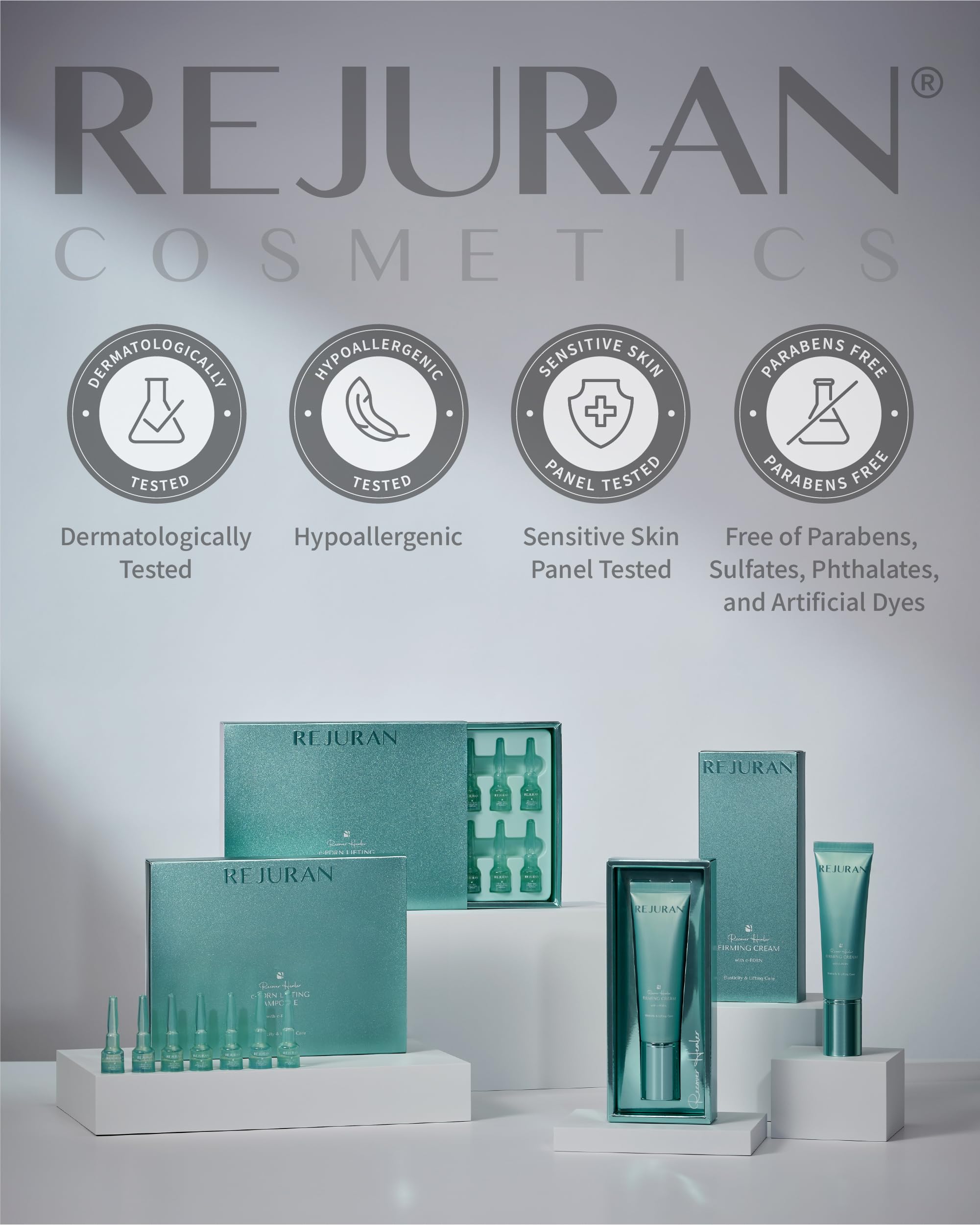 REJURAN Recover c-PDRN Lifting Ampoule set of 14 vials suggests a consistent routine
