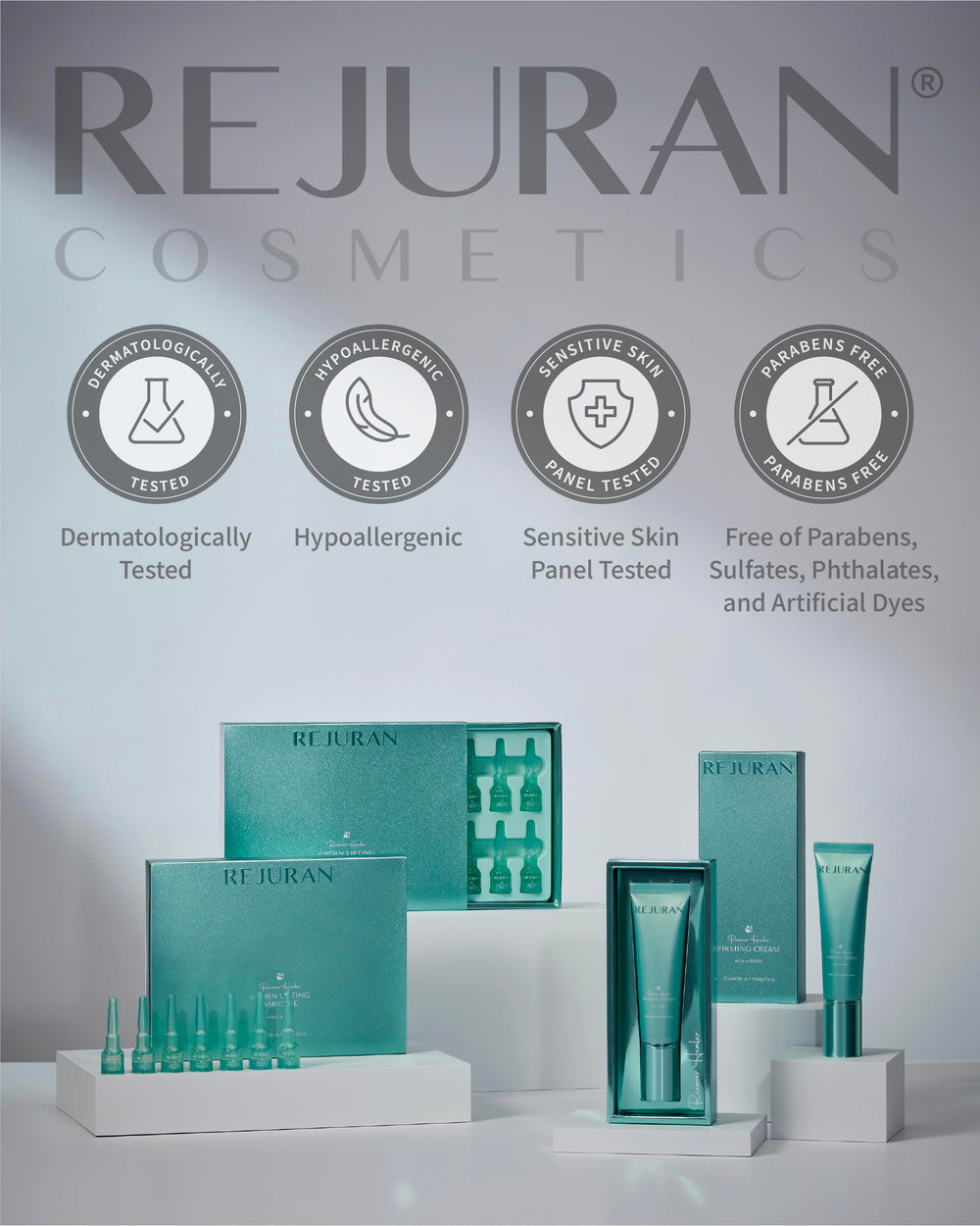 REJURAN Recover c-PDRN Lifting Ampoule set of 14 vials suggests a consistent routine